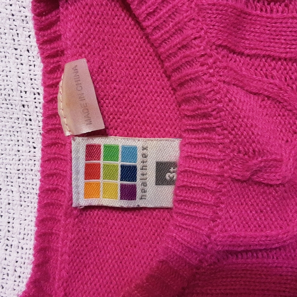 ⭐ Healthtex Pink Sweater Dress with tutu bottom girl's size 3T - Picture 2 of 5